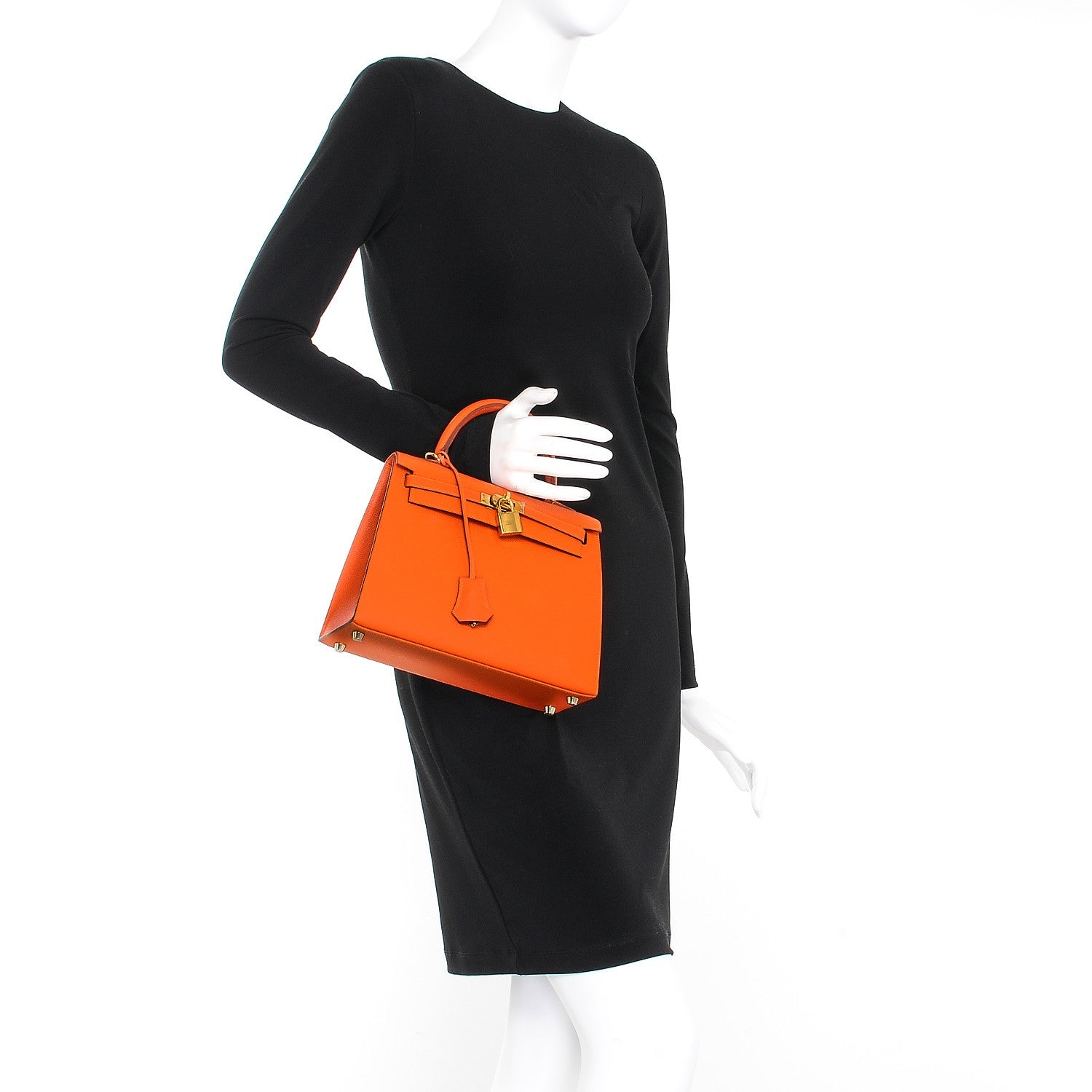 Hermes Epsom Kelly Sellier 25 Feu 3 of 37