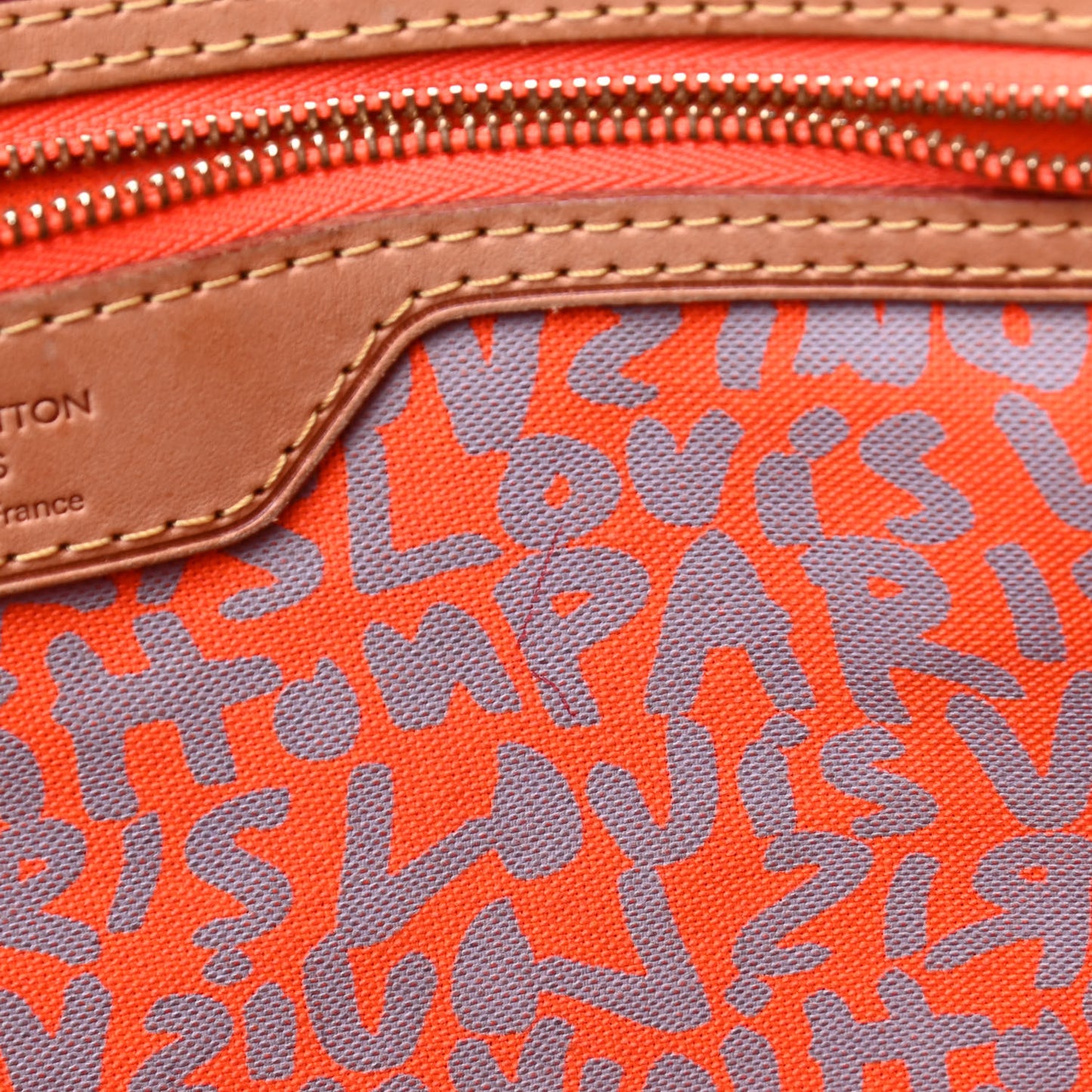 Monogram Graffiti Neverfull GM Orange