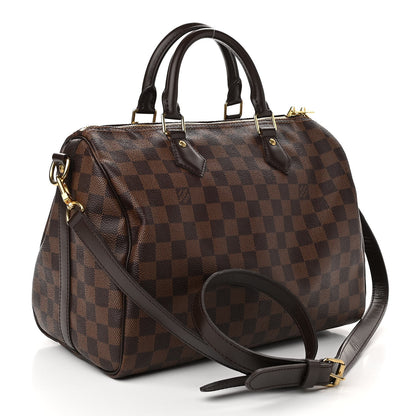 Louis Vuitton Damier Ebene Speedy Bandouliere 30 3 of 11