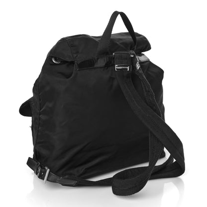 Prada Nylon Vela Medium Backpack Black 3 of 8