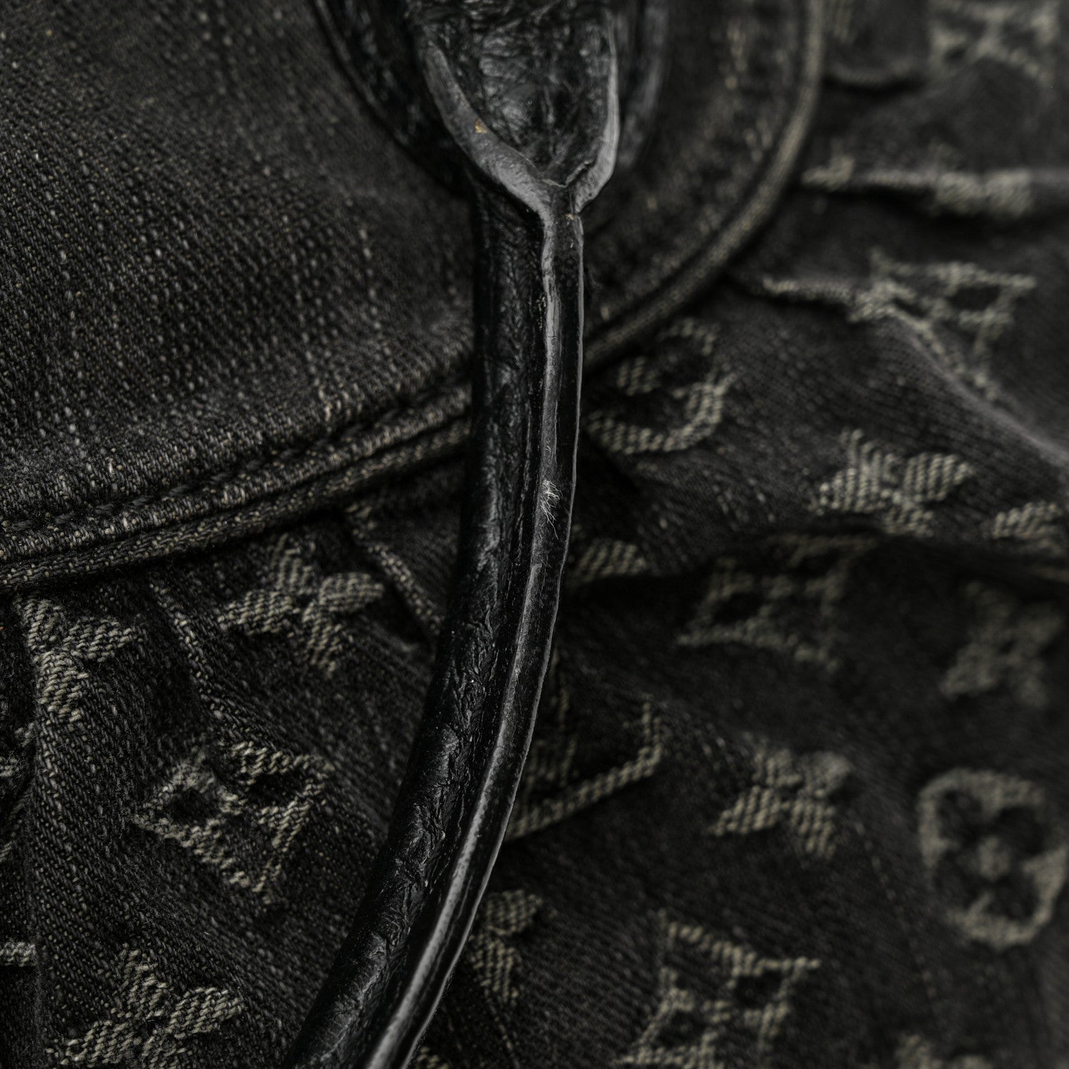 Louis Vuitton Denim Neo Cabby MM Black 13 of 14
