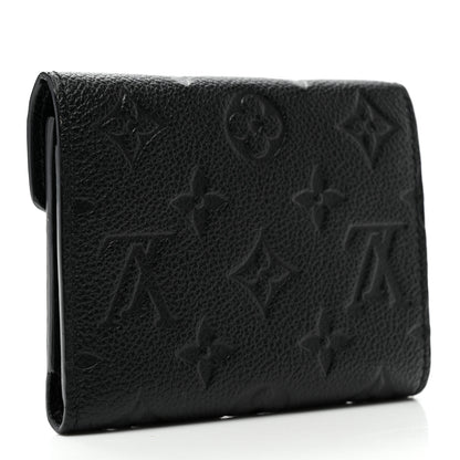 Louis Vuitton Empreinte Victorine Wallet Black 3 of 7