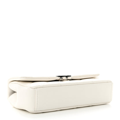 Chanel Caviar Quilted My Everything Small Flap White Black 4 of 12