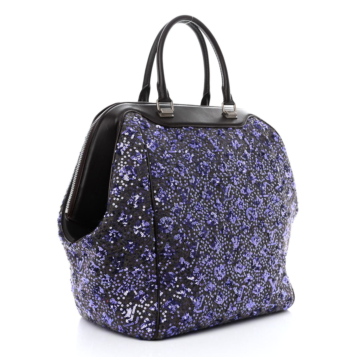 Sequin Monogram Sunshine Express North South Purple