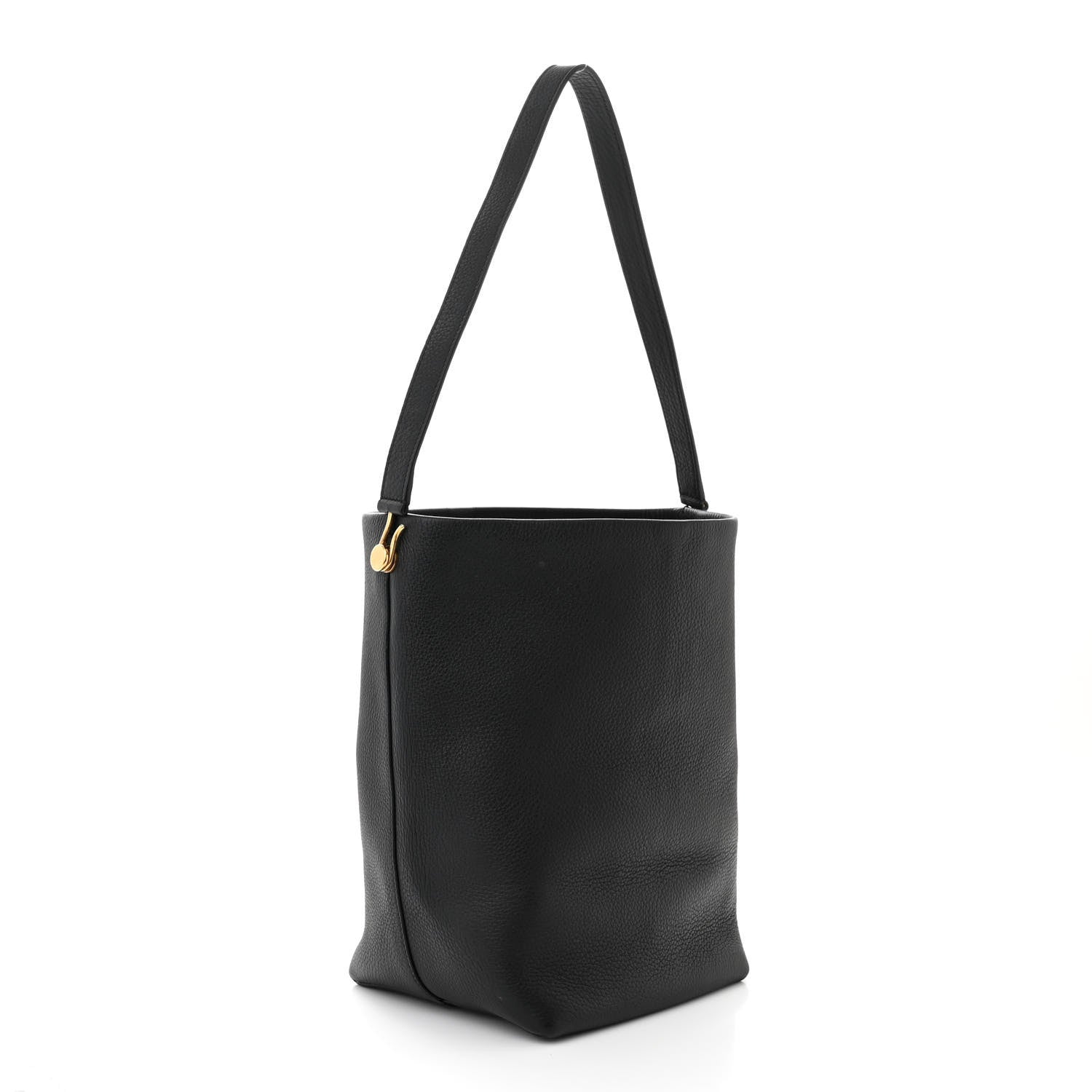 The Row Grained Calfskin Medium N/S Park Tote Black 3 of 10