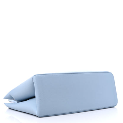 Versace Grained Calfskin Virtus V Tote Light Blue 4 of 8