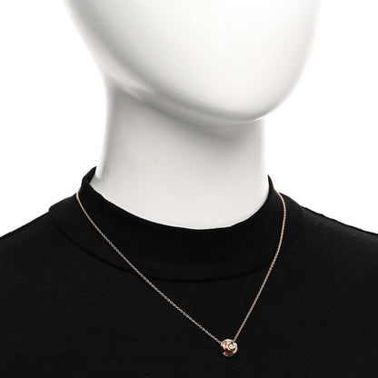 Christian Dior 18K Rose Gold Diamond Small Rose Couture Necklace 2 of 6