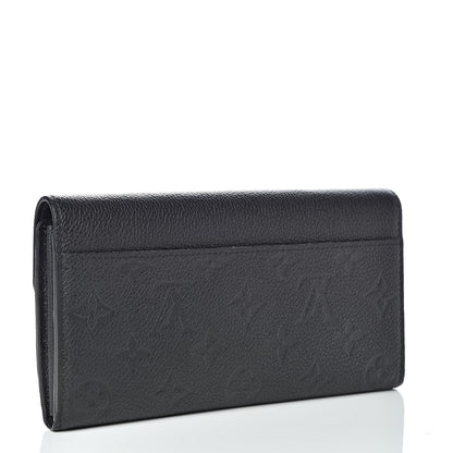 Louis Vuitton Empreinte Sarah Wallet NM Black 3 of 7