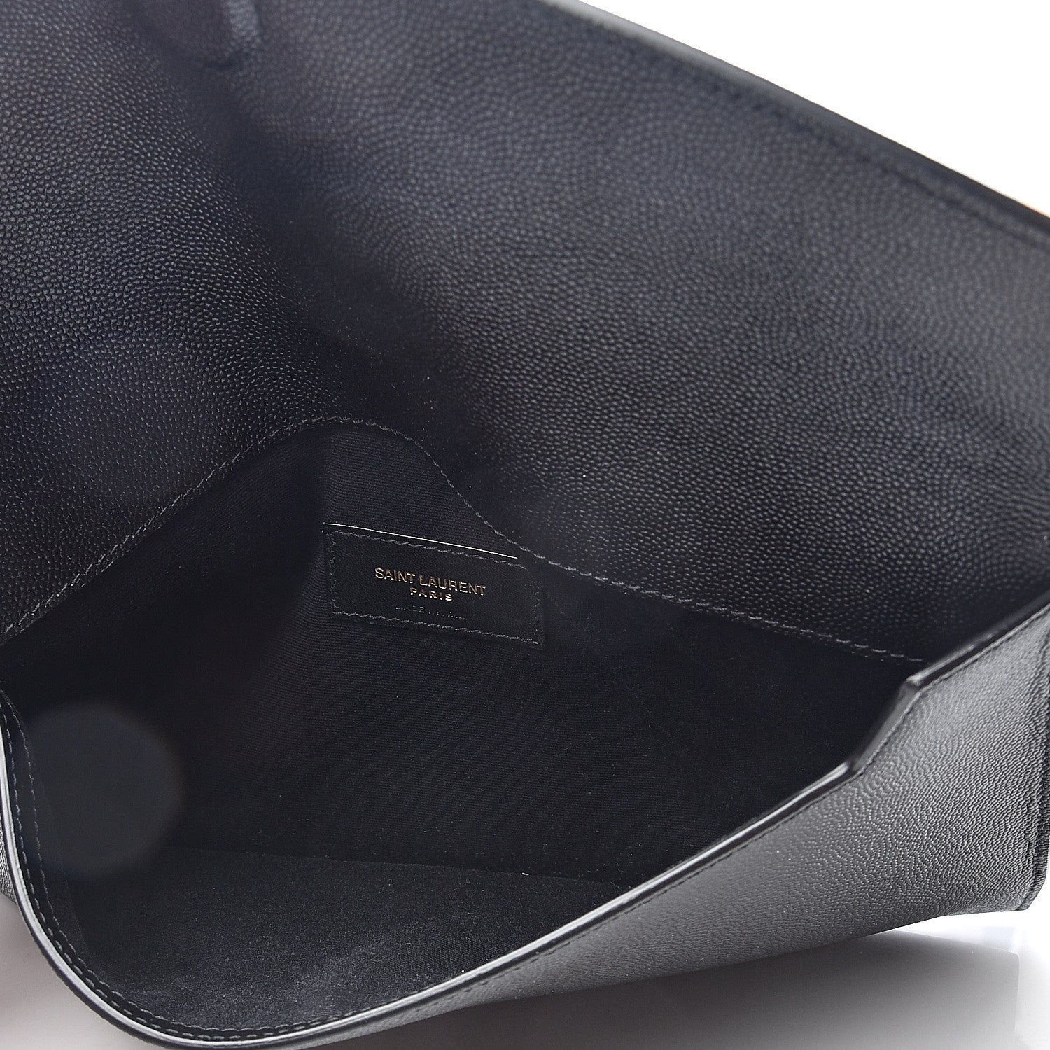 Saint Laurent Grain De Poudre Uptown Pouch Black 4 of 6