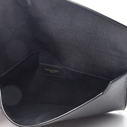 Saint Laurent Grain De Poudre Uptown Pouch Black 4 of 6