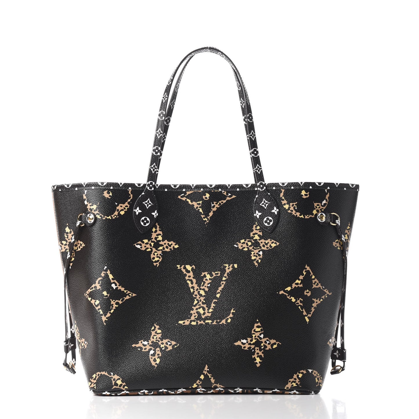 Monogram Giant Jungle Neverfull MM Black