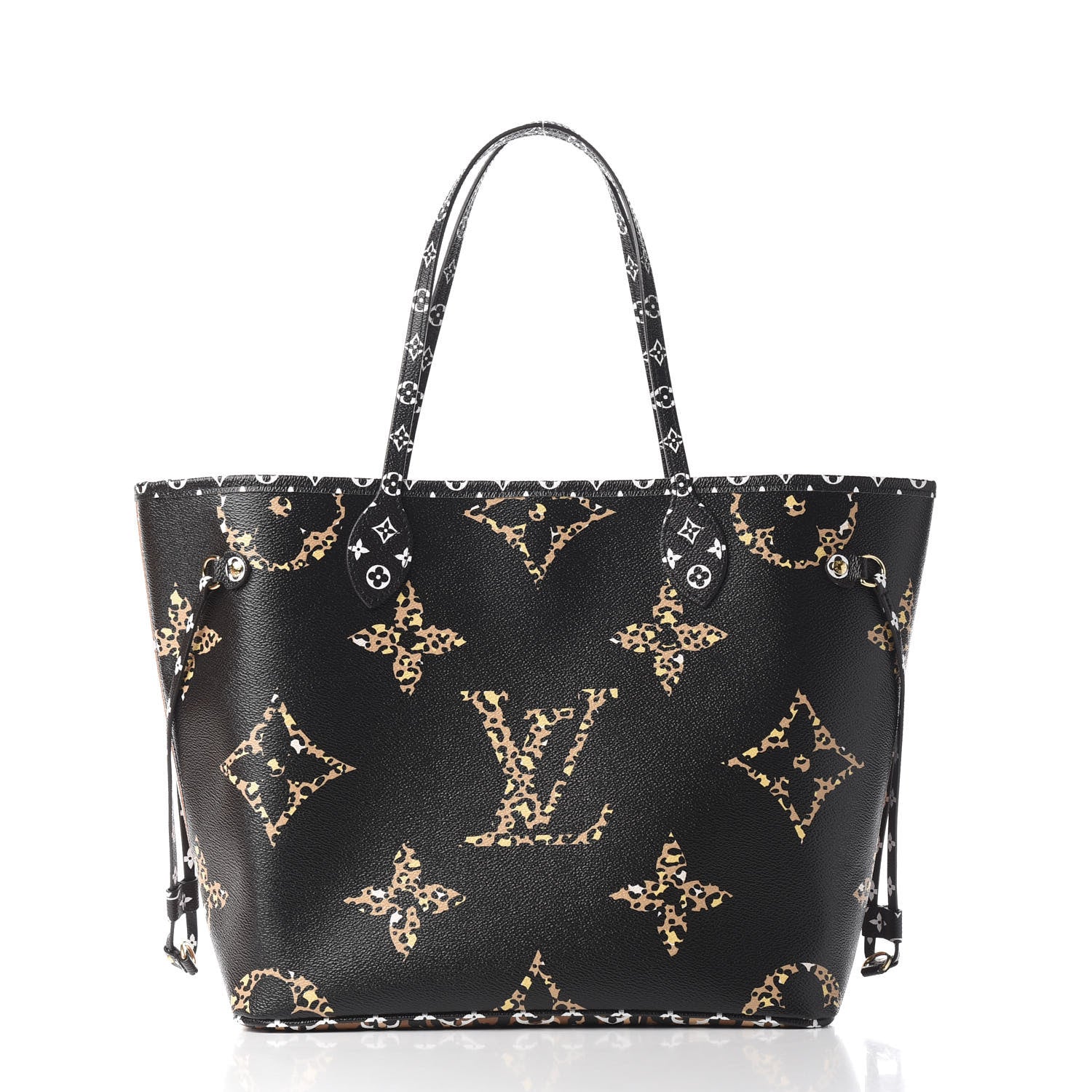 Louis Vuitton Monogram Giant Jungle Neverfull MM Black 2 of 10