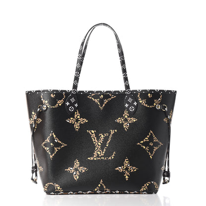 Louis Vuitton Monogram Giant Jungle Neverfull MM Black 2 of 10
