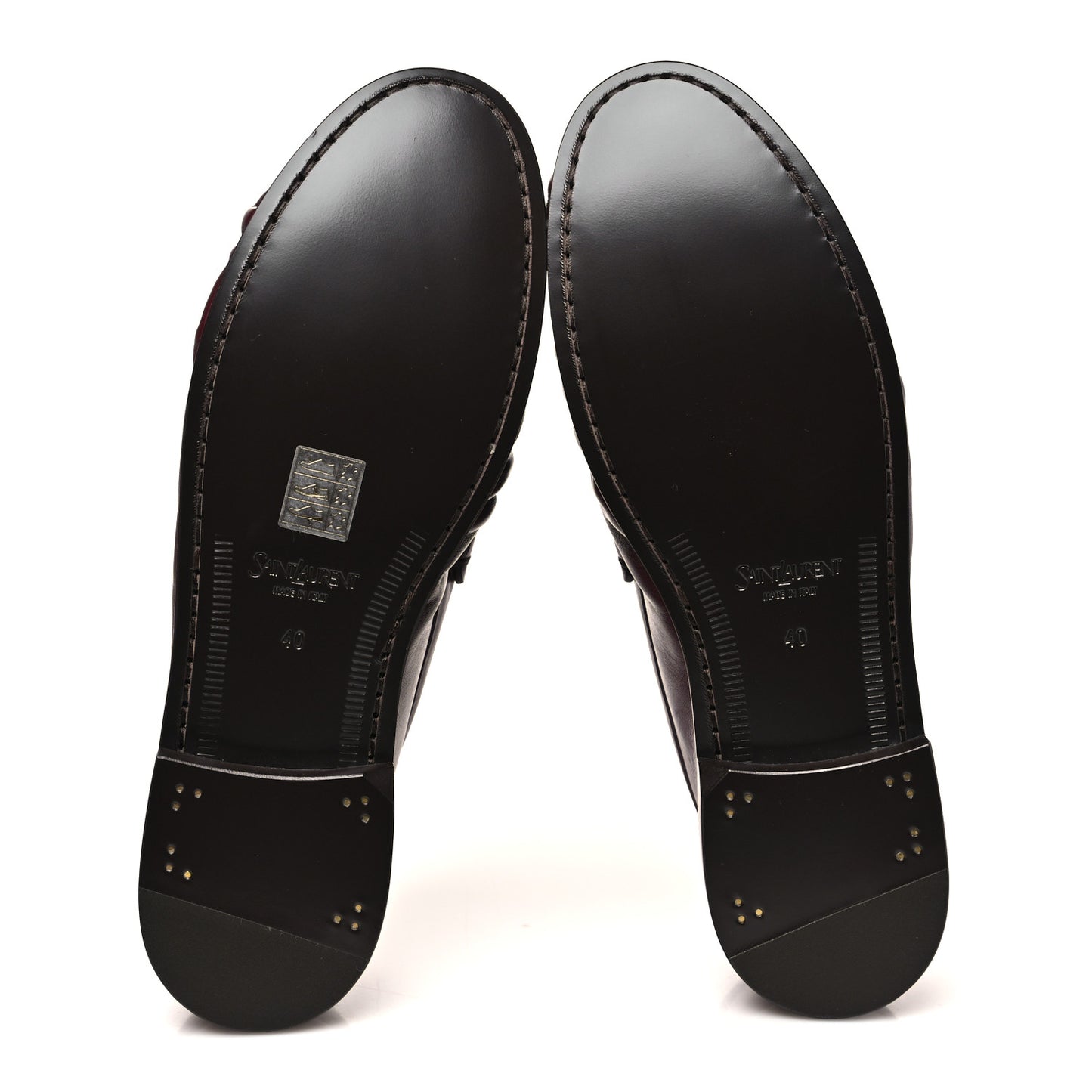 Radiance Calfskin Le Loafer 15 Moccasin 40 Dark Ruby