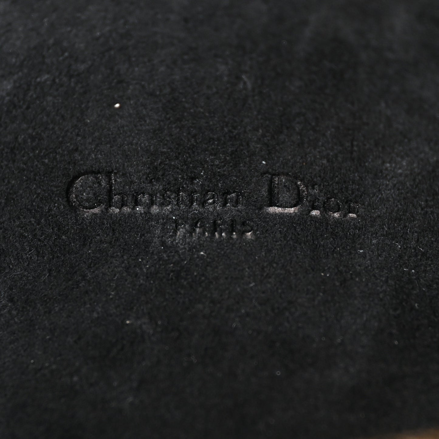 Grained Calfskin Caro Double Pouch Black