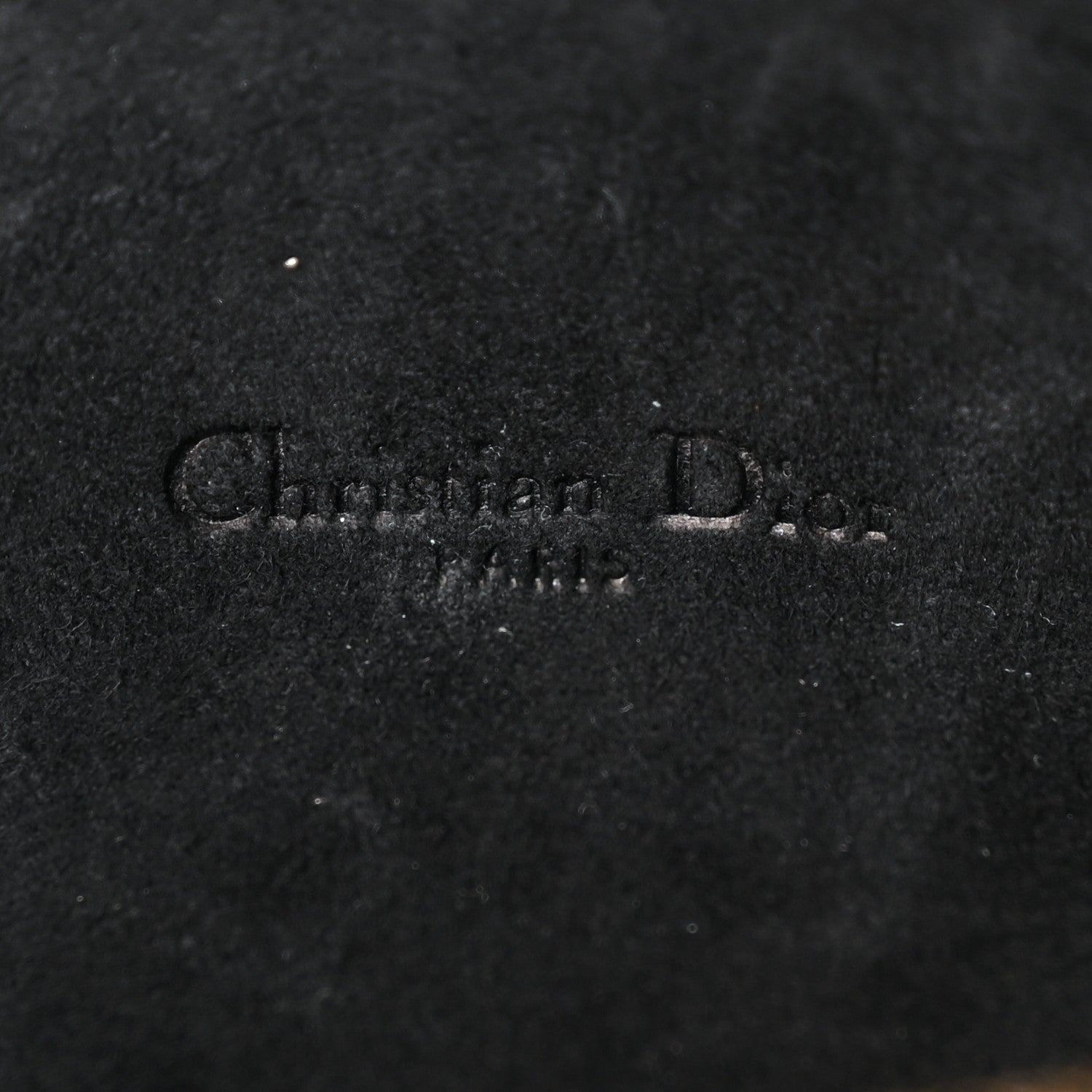 Christian Dior Grained Calfskin Caro Double Pouch Black 6 of 10