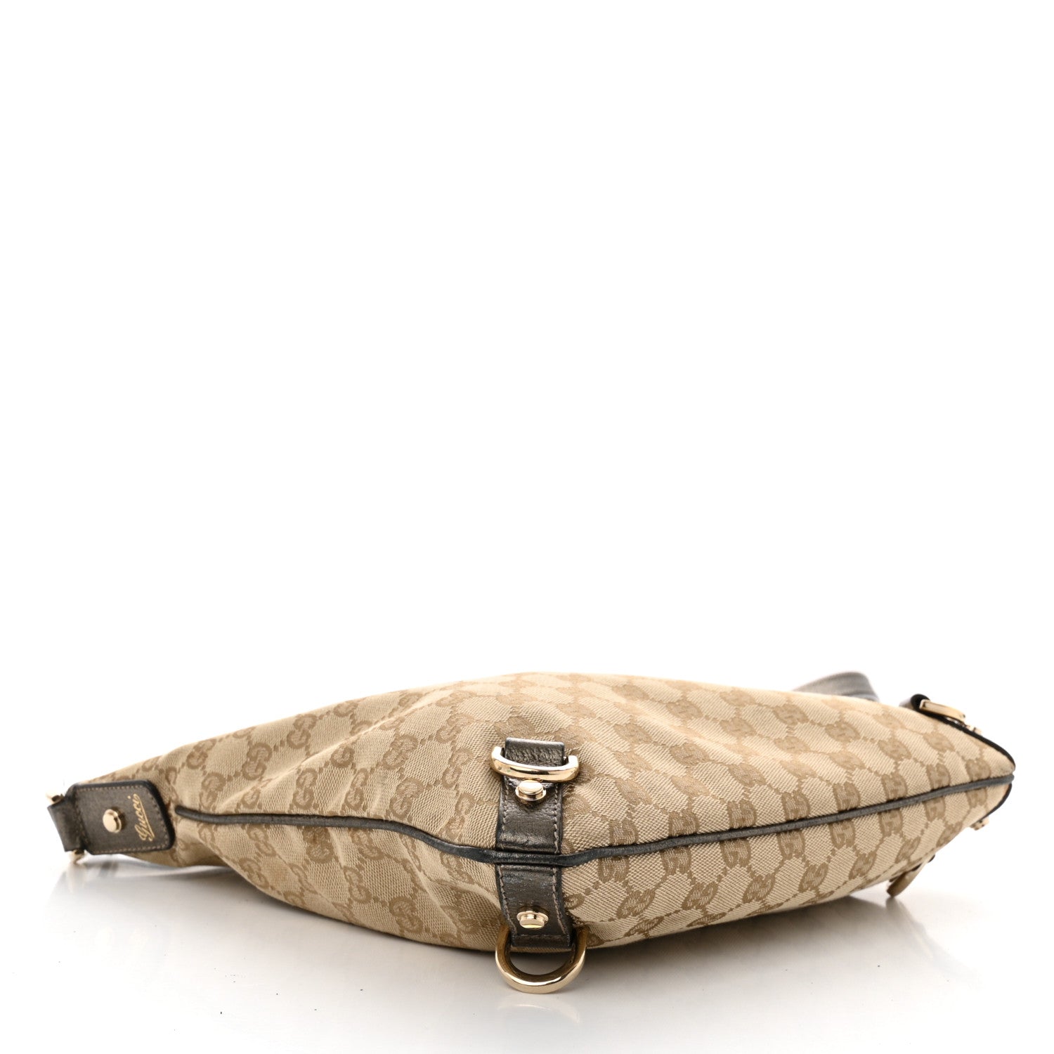 Gucci Monogram Abbey Messenger Bag Pewter 4 of 14