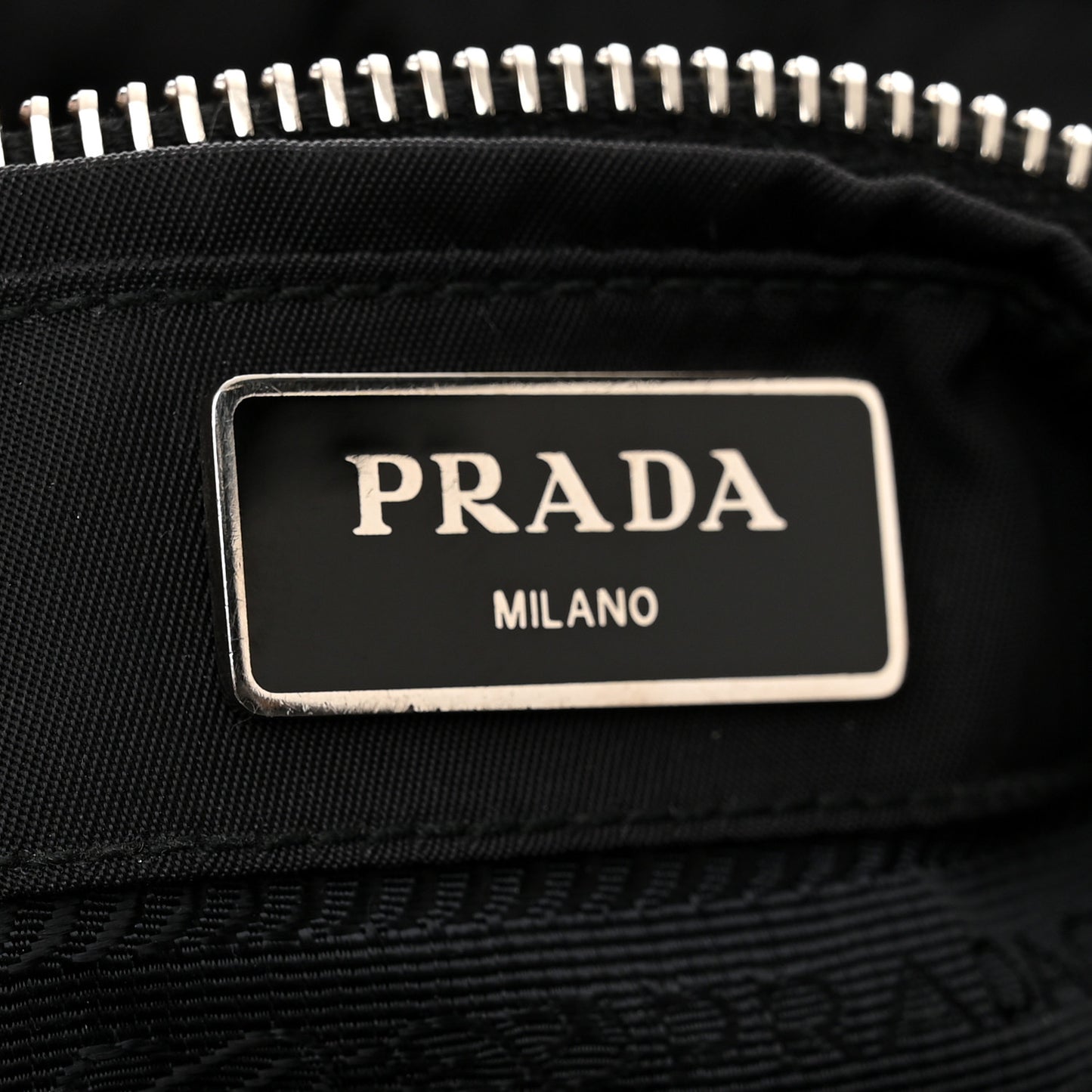 Tessuto Nylon Bomber Messenger Black
