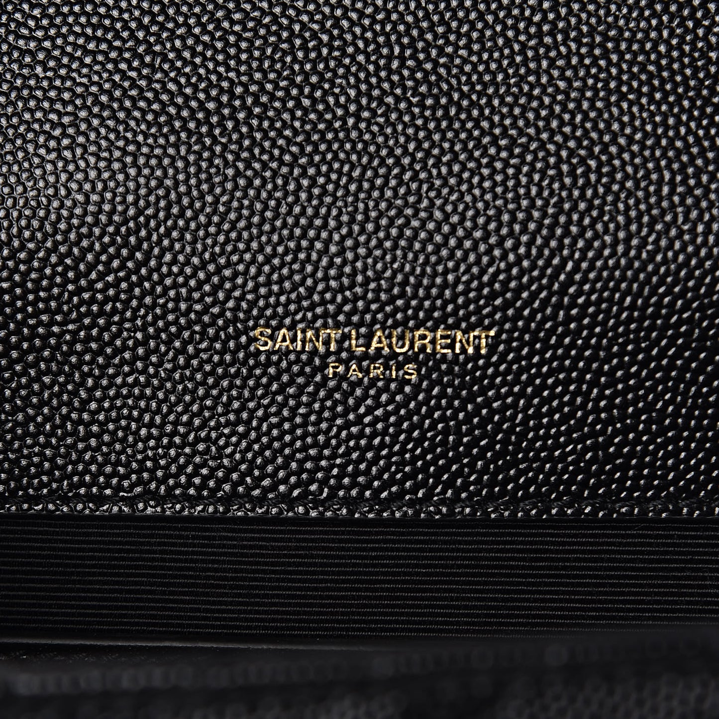 Grain De Poudre Textured Mixed Matelasse Triquilt Medium Monogram Satchel Black
