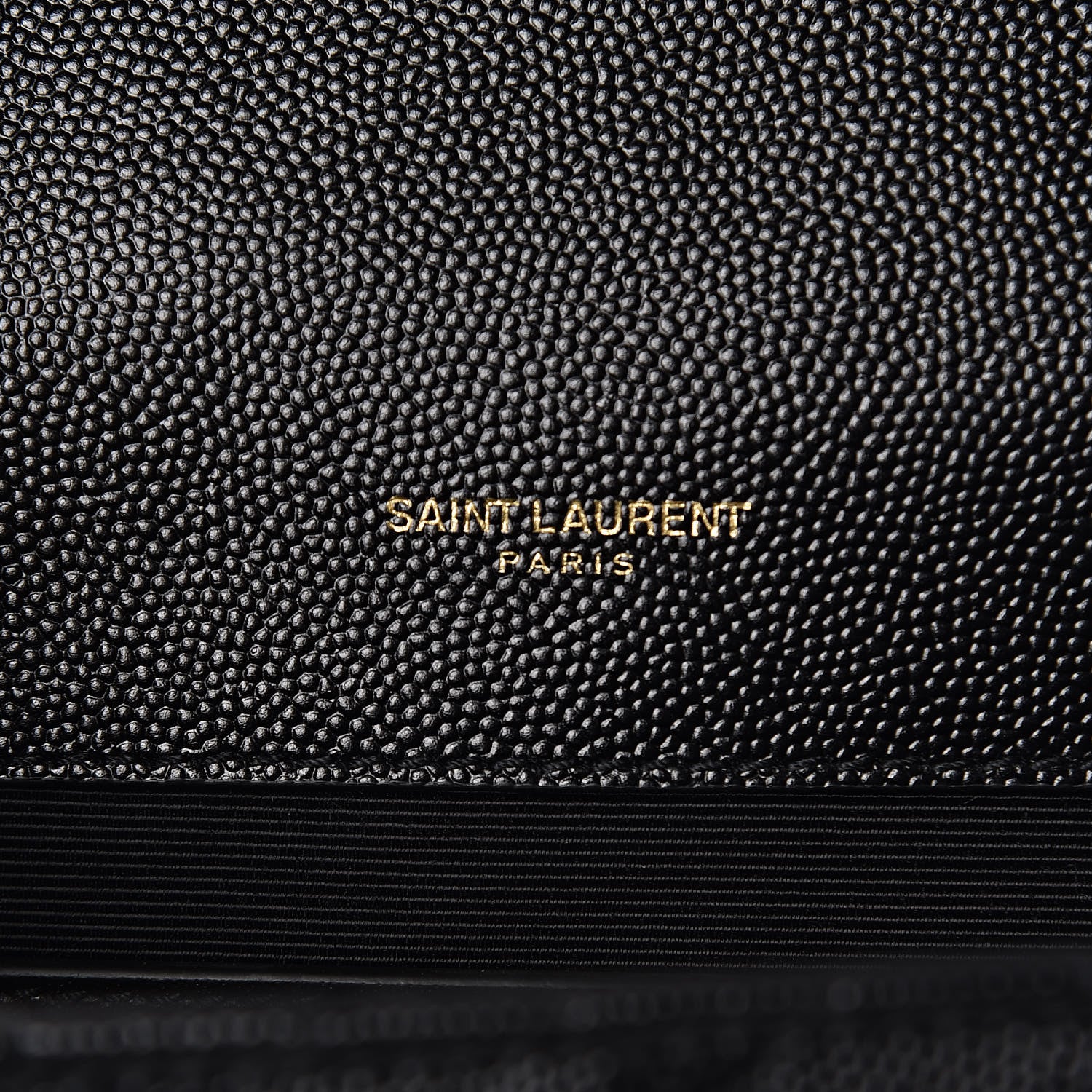 Saint Laurent Grain De Poudre Textured Mixed Matelasse Triquilt Medium Monogram Satchel Black 6 of 11