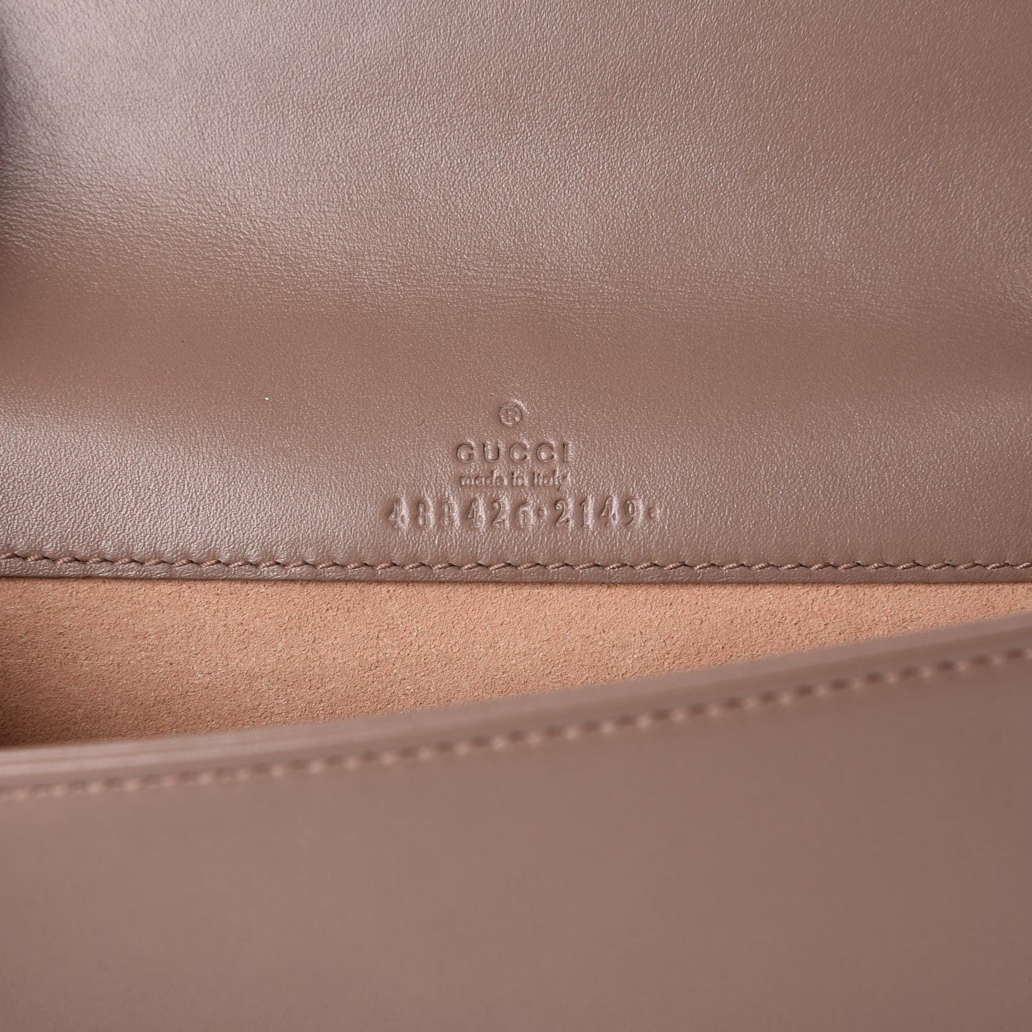 Calfskin Matelasse GG Marmont Mini Bag Porcelain Rose
