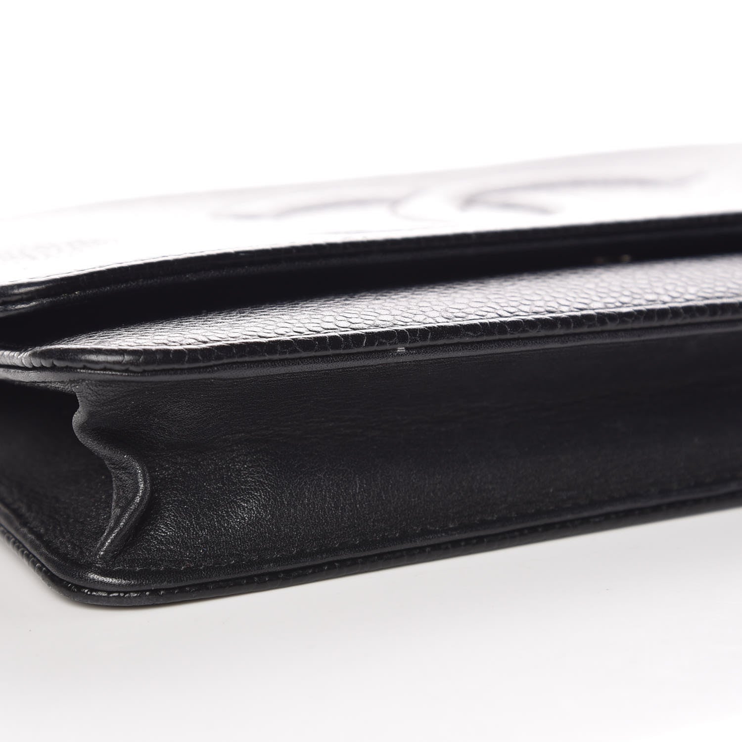 Chanel Caviar Timeless CC Wallet On Chain WOC Black 9 of 17