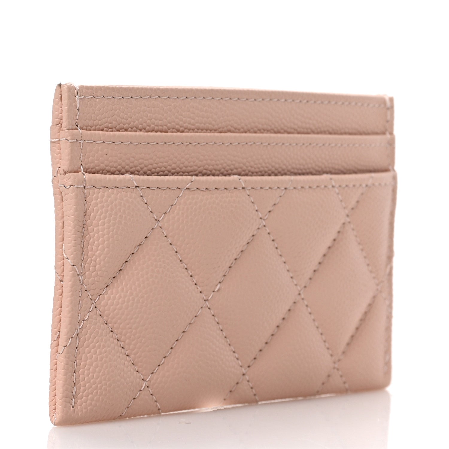 Chanel Caviar Quilted Chanel 19 Card Holder Pink Blue 3 of 8