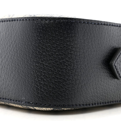 Gucci GG Supreme Monogram Textured Dollar Calfskin Web Small Ophidia Camera Bag Beige Blue 10 of 12