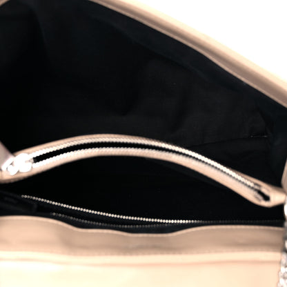 Saint Laurent Calfskin Y Quilted Monogram Medium Loulou Chain Satchel Dark Beige 4 of 15