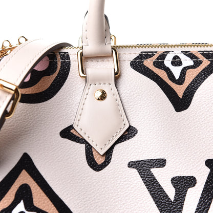 Louis Vuitton Monogram Giant Wild At Heart Speedy Bandouliere 25 Creme 8 of 10