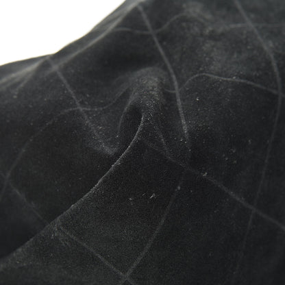 Chanel Suede Stitched Messenger Black 10 of 18