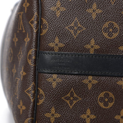 Louis Vuitton Monogram Macassar Keepall Bandouliere 55 6 of 10