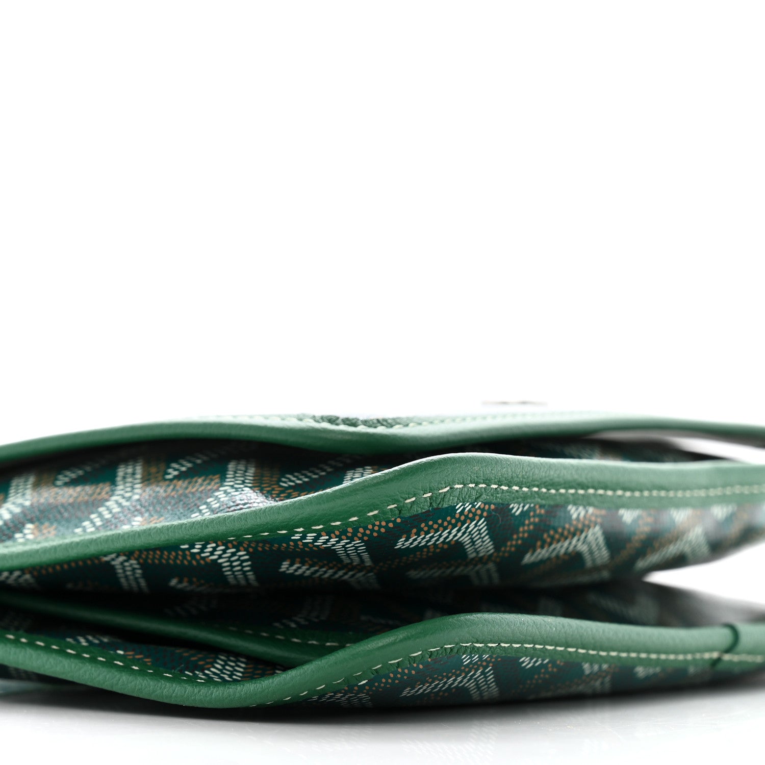Goyard Goyardine Plumet Wallet Clutch Green 9 of 10