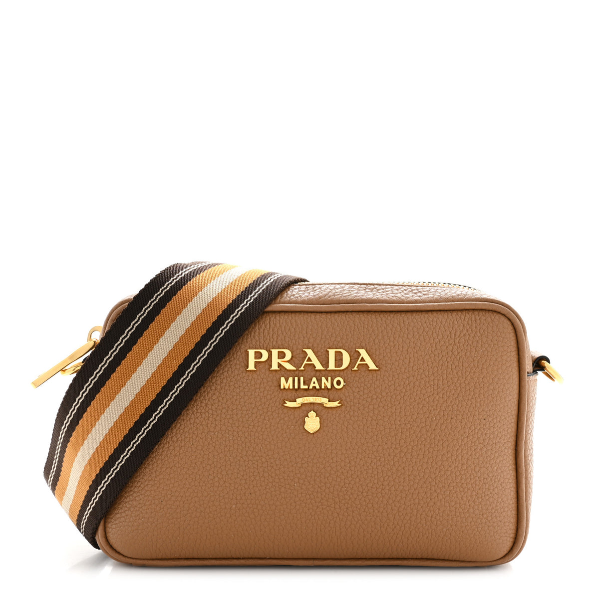 Vitello Phenix Camera Bag Caramel