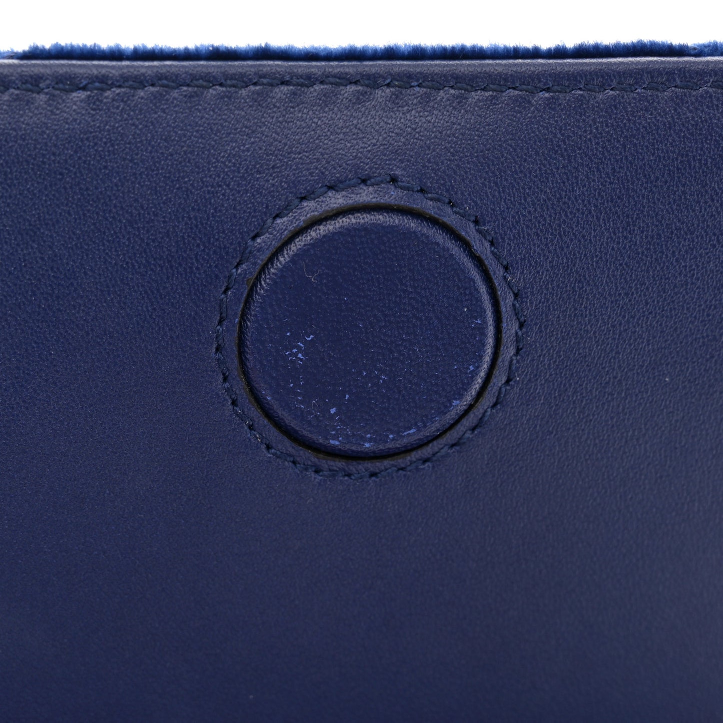 Velvet Matelasse GG Marmont Mini Bag Cobalt Blue