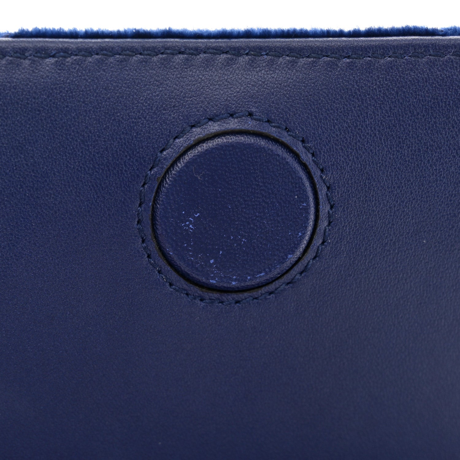 Gucci Velvet Matelasse GG Marmont Mini Bag Cobalt Blue 10 of 11