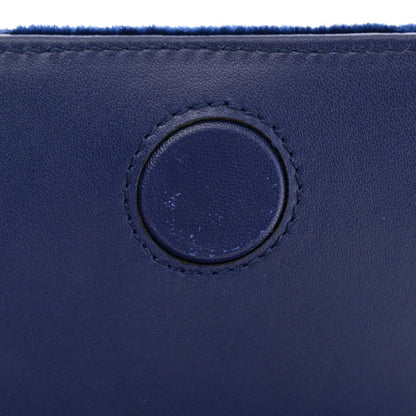 Gucci Velvet Matelasse GG Marmont Mini Bag Cobalt Blue 10 of 11