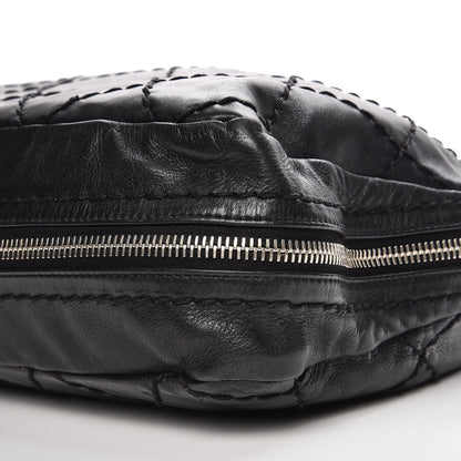 Chanel Calfskin Stitched Expandable Frame Bag Black 11 of 12