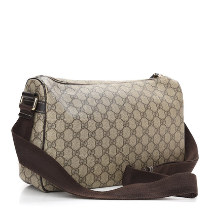 Gucci GG Plus Monogram Front Pocket Messenger Dark Brown 3 of 9