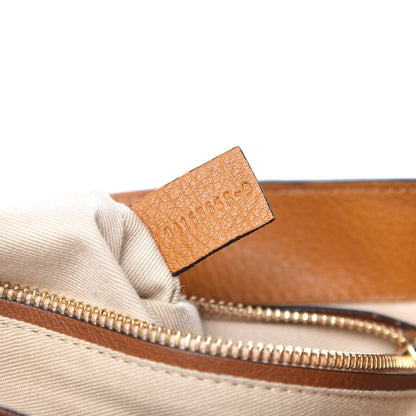 Chloe Grained Lambskin Medium Lexa Shoulder Bag Mustard Brown 7 of 9