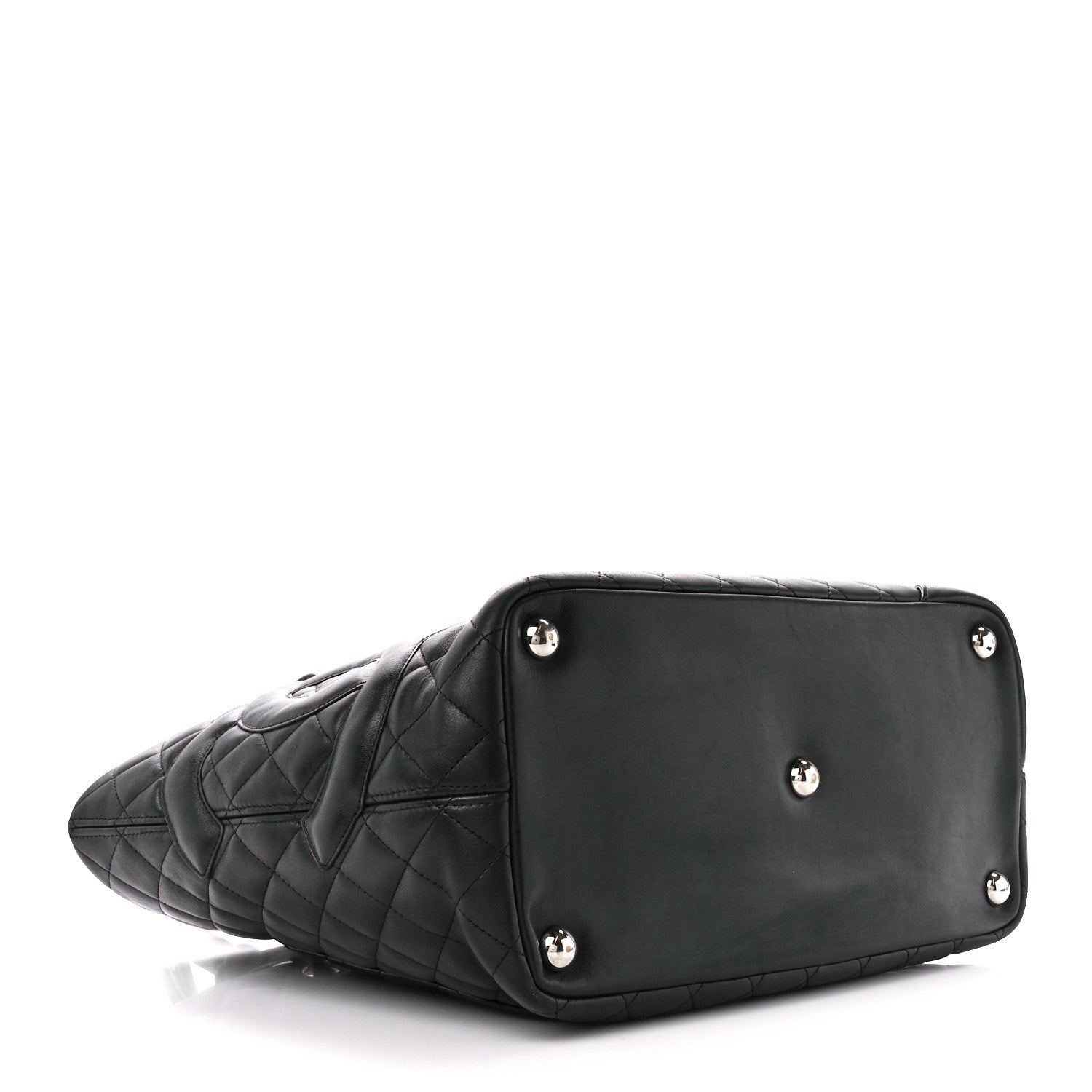 Chanel Calfskin Quilted Large Cambon Tote Black 4 of 9