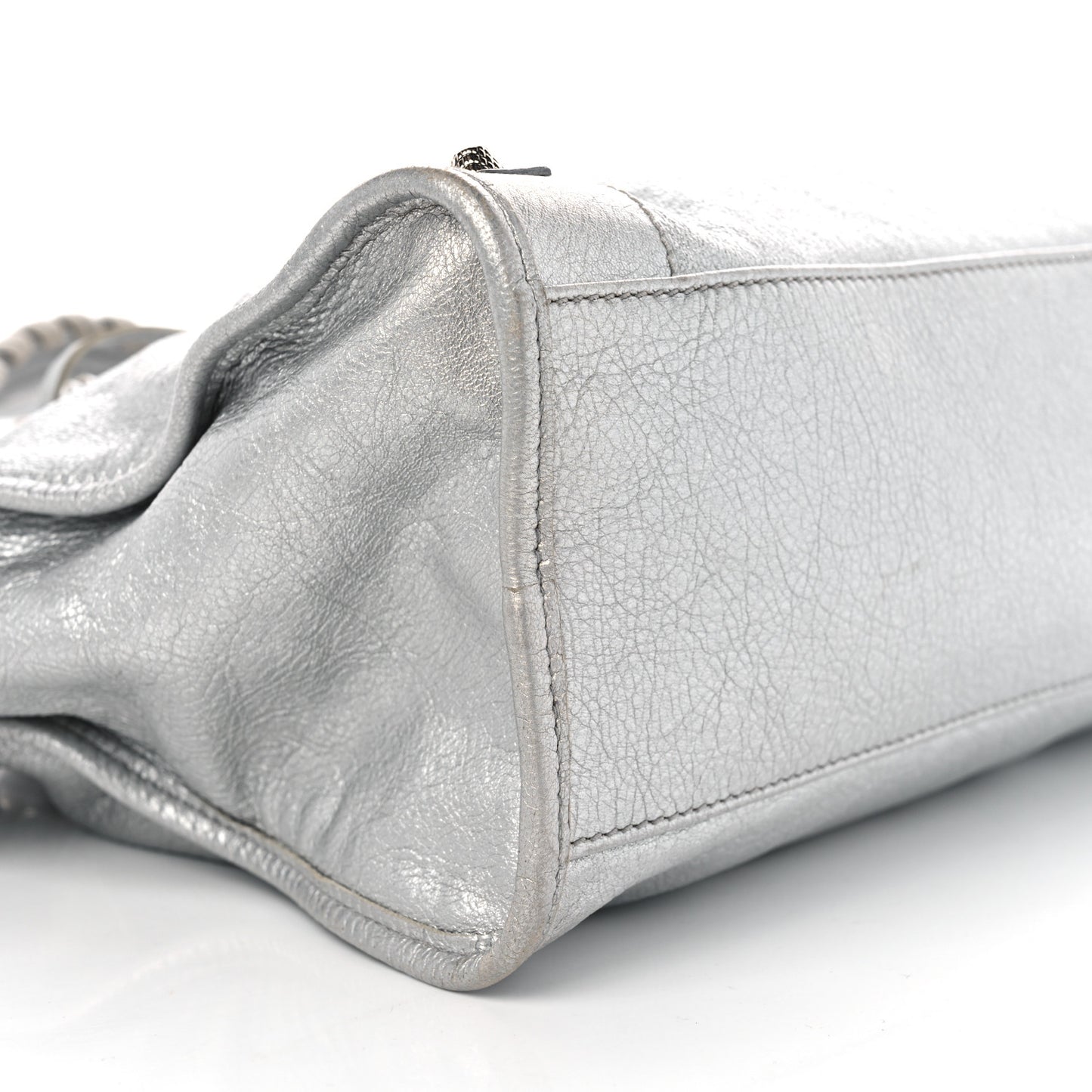 Metallic Agneau Giant 12 Silver Hardware City Gris Aluminum