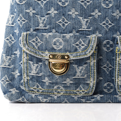Louis Vuitton Denim Baggy GM Blue 9 of 9