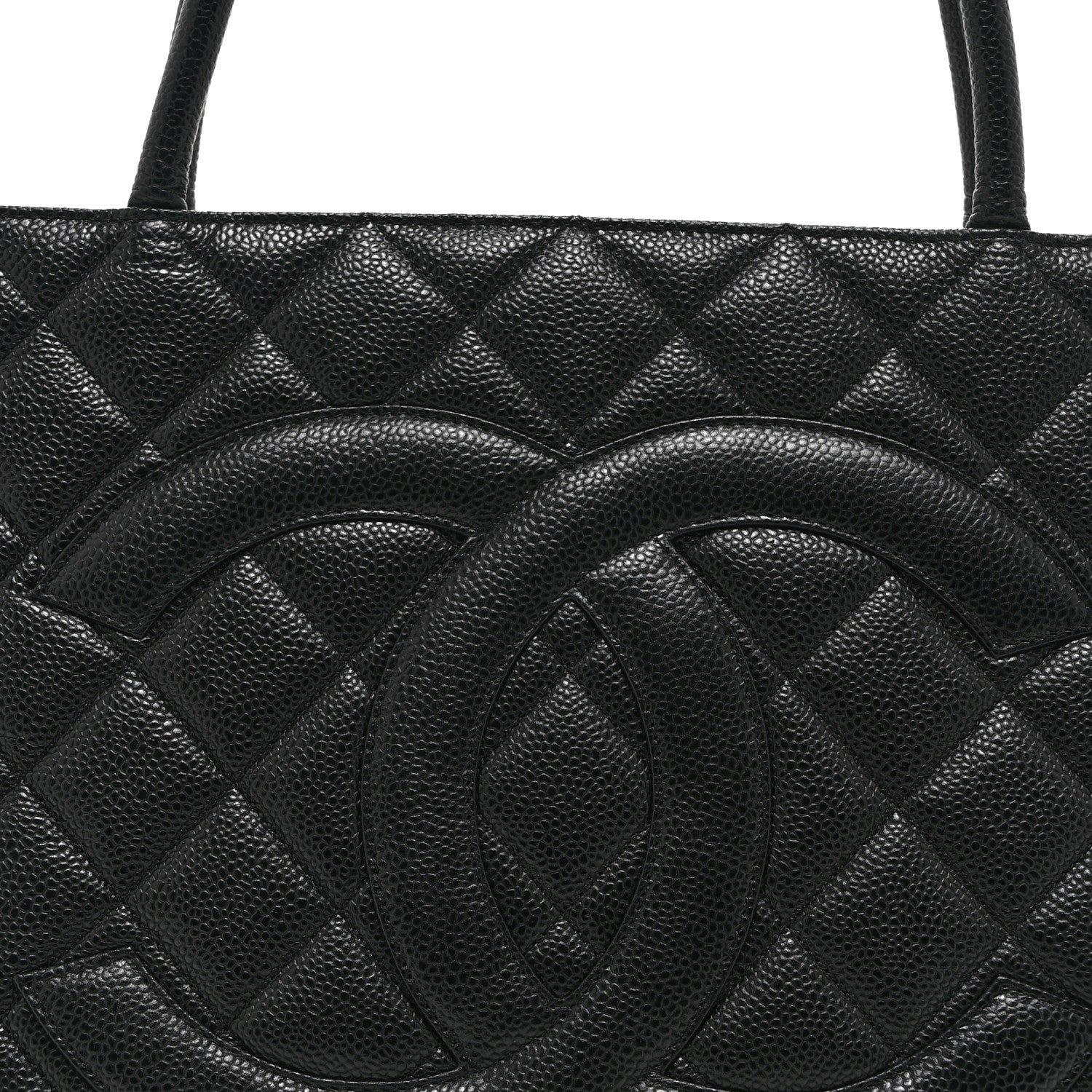 Chanel Caviar Quilted Medallion Tote Black 8 of 10