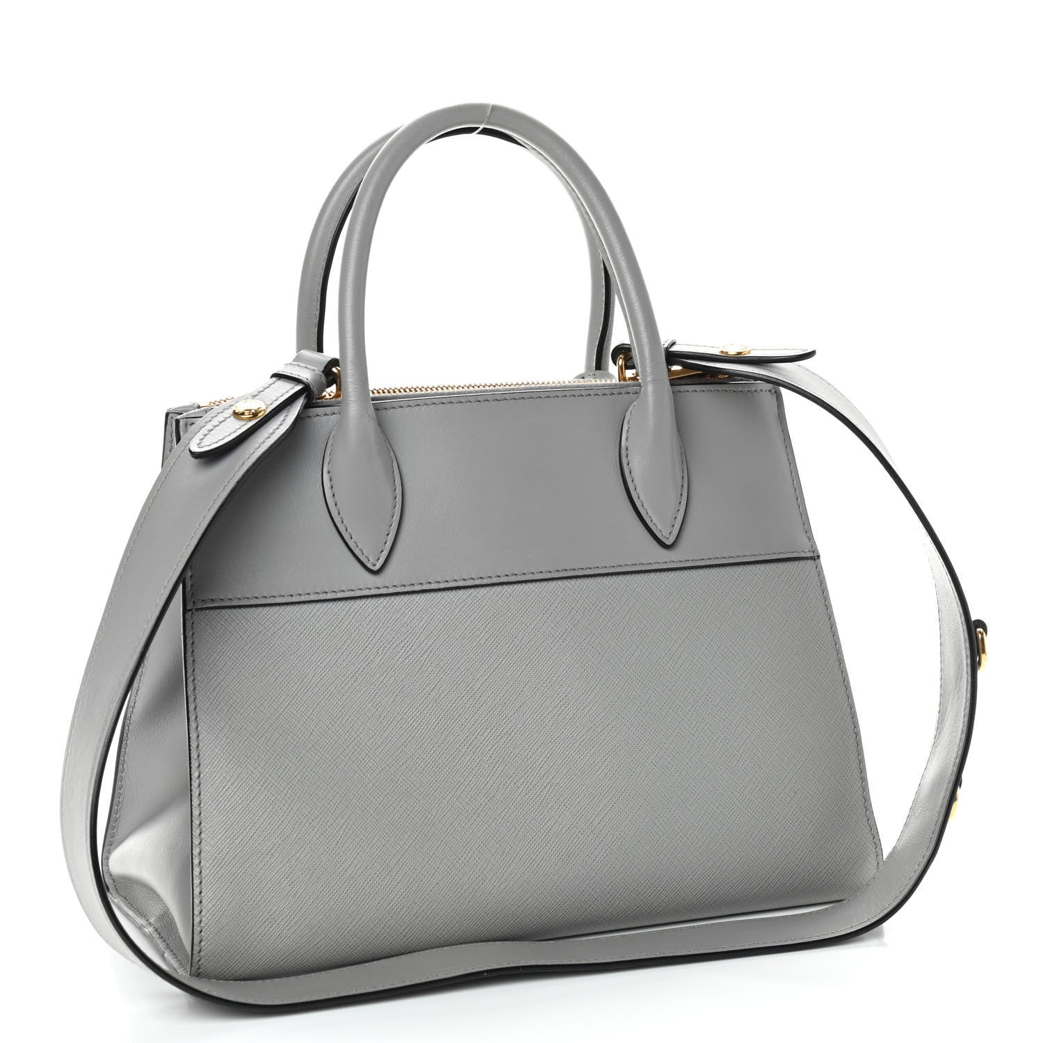 Prada Saffiano City Calfskin Small Paradigme Bag Nube 3 of 9