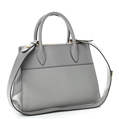 Prada Saffiano City Calfskin Small Paradigme Bag Nube 3 of 9
