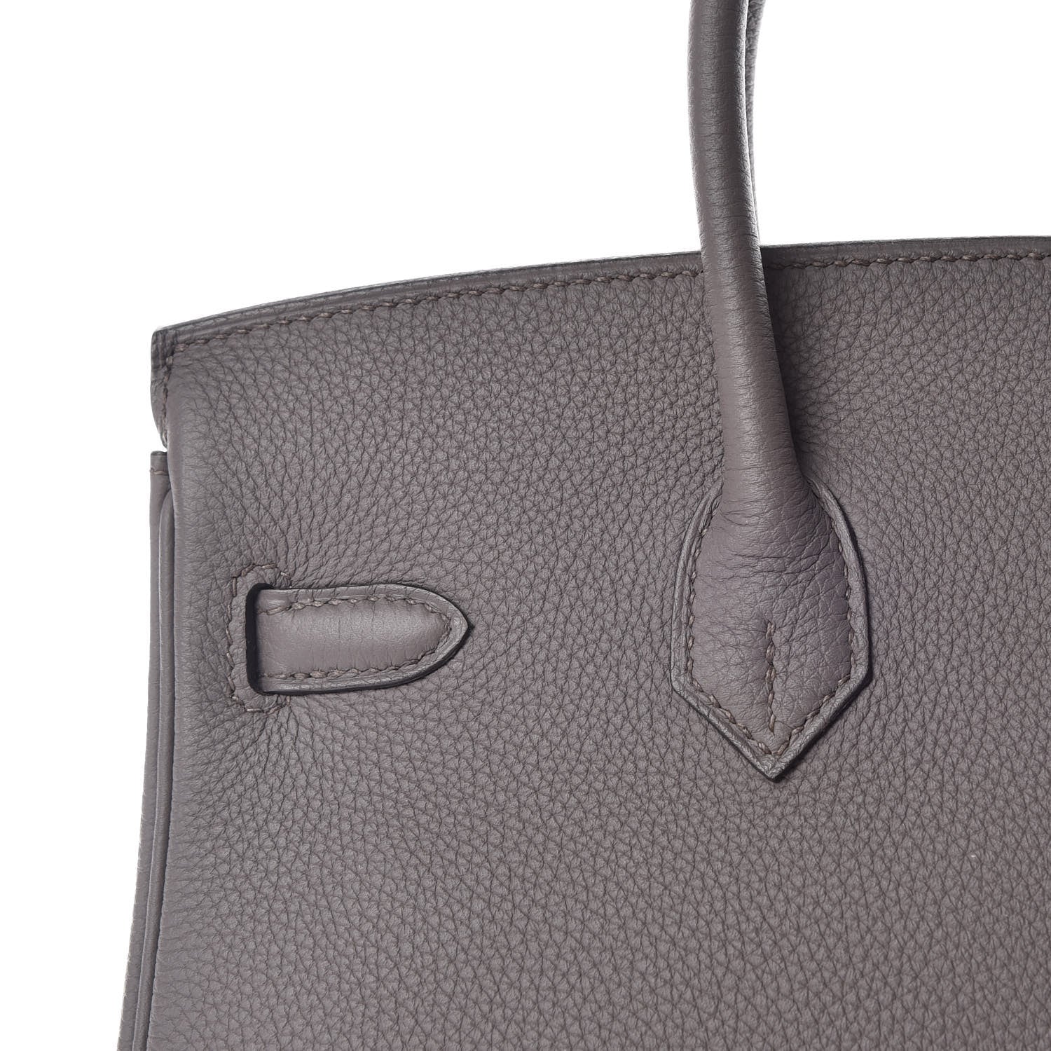Hermes Togo Birkin 25 Etain 28 of 31
