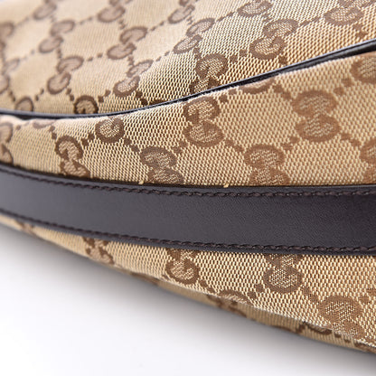 Gucci Monogram Medium GG Twins Hobo Dark Brown 10 of 13