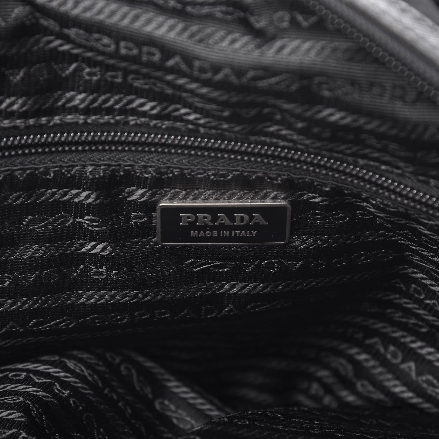 Tessuto Nylon Saffiano Duffel Bag Black