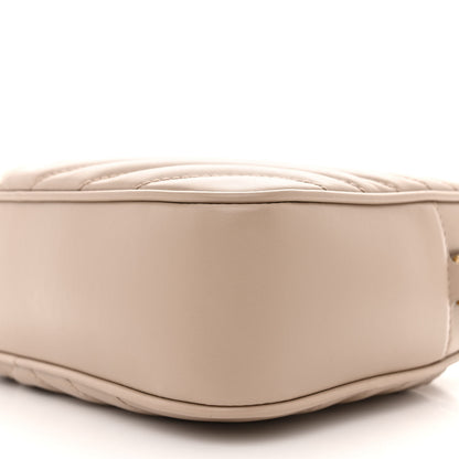 Saint Laurent Calfskin Matelasse Monogram Lou Camera Bag Dark Latte 9 of 10